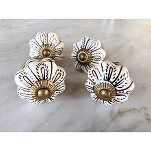 Four Anthropologie Cabinet Door Knobs